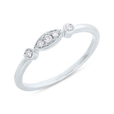 0.06ct 14k White Gold Diamond Lady's Ring